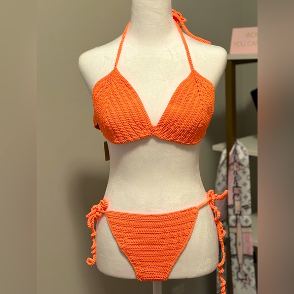 Skims Crocheted Bikini Bottom tie on side. Size 3x. NWT - Picture 7 of 7
